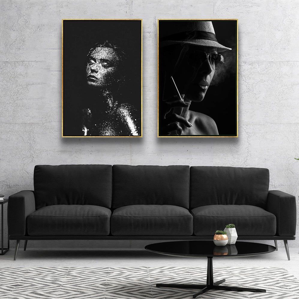 Left to Right: Smoker by Shogun; Untitled by Artem Vasilenko