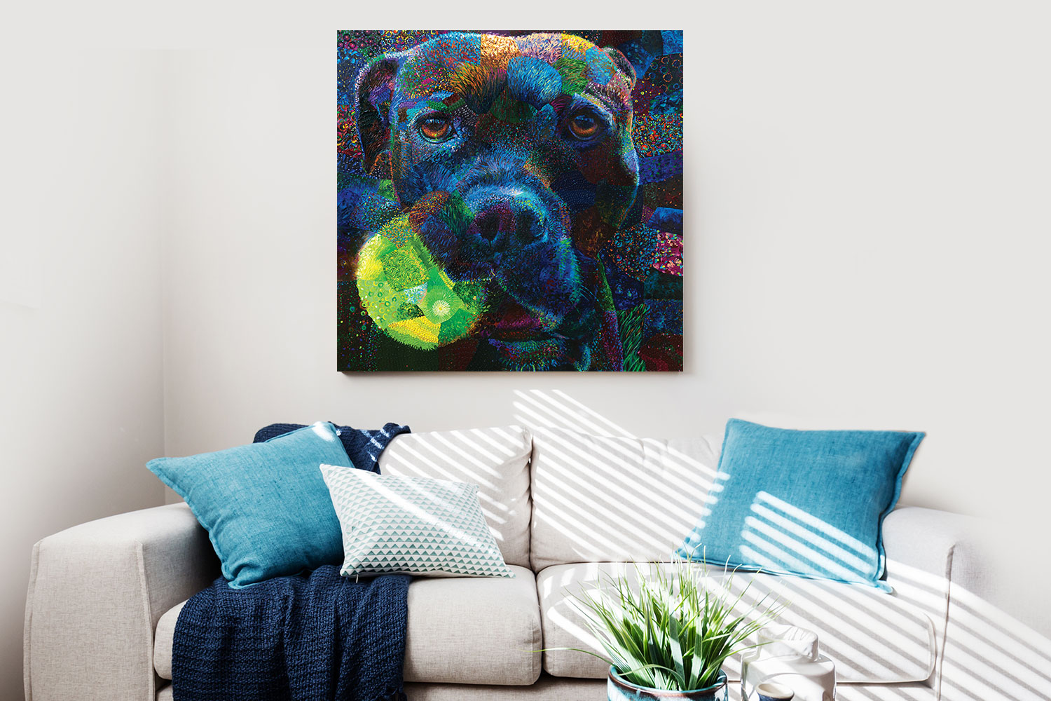 decorating with dog art