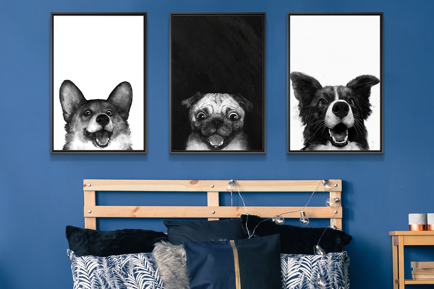 decorating with dog art