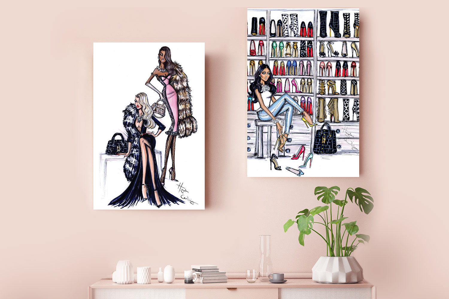 Two Can Play & Shoe Closet, Canvas Prints by Hayden Williams