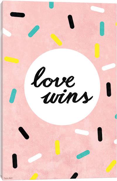 Love Wins, canvas print by Sweet William