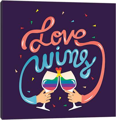 Love Wins canvas print by Risa Rodil