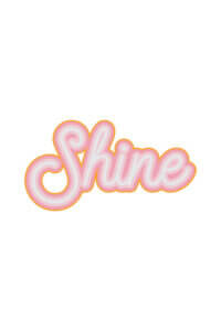 “Shine” by The Native State shows the word “Shine” written in pink against a white background.