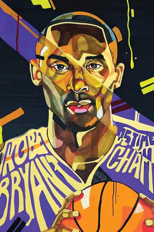 Kobe Bryant abstract