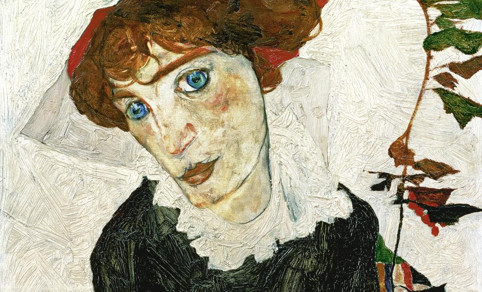 Painting of Wally Neuzil by Egon Schiele