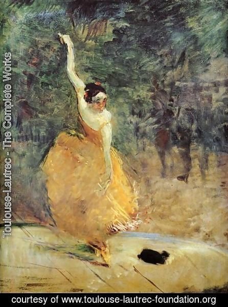 The Spanish Dancer by Toulouse Lautrec