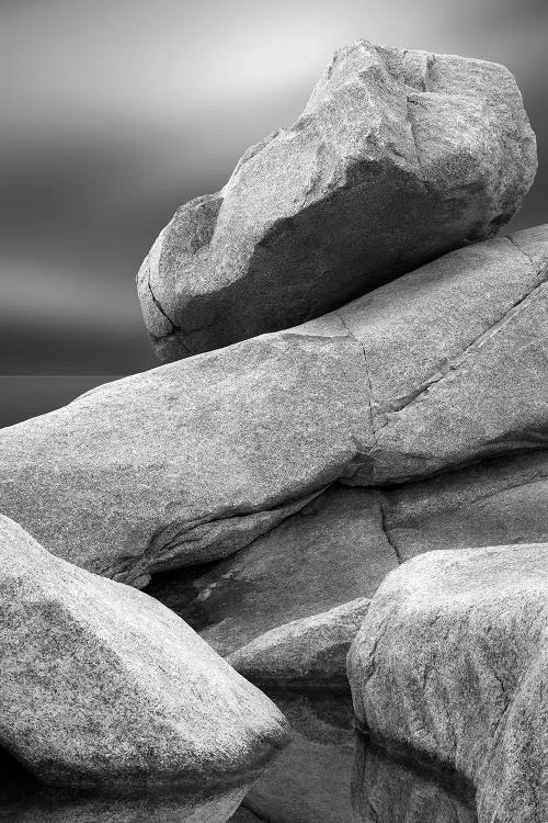 Black and white photography of rock formation by new iCanvas creator Jeff Friesen