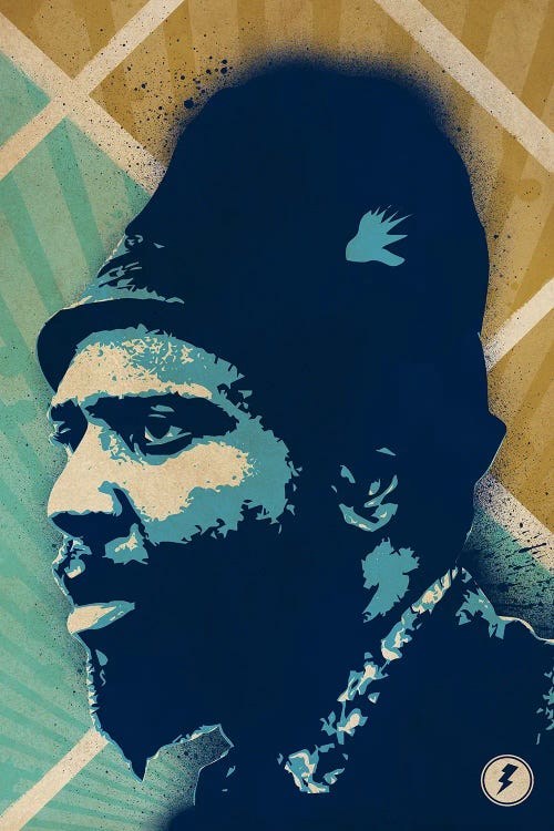 pop culture print of Thelonious Monk by new creator Supanova