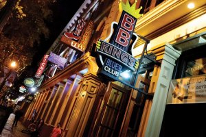 Blues music photograph of Nashville's second avenue by iCanvas Artist Richard Wright