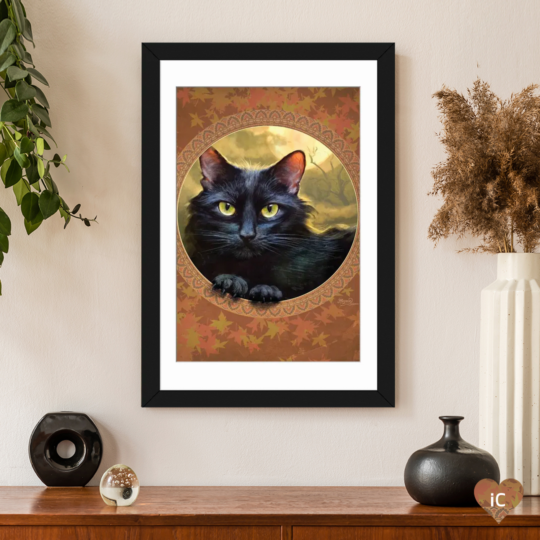 Express Your Black Cat Appreciation With Art | iCanvas Blog - Heartistry