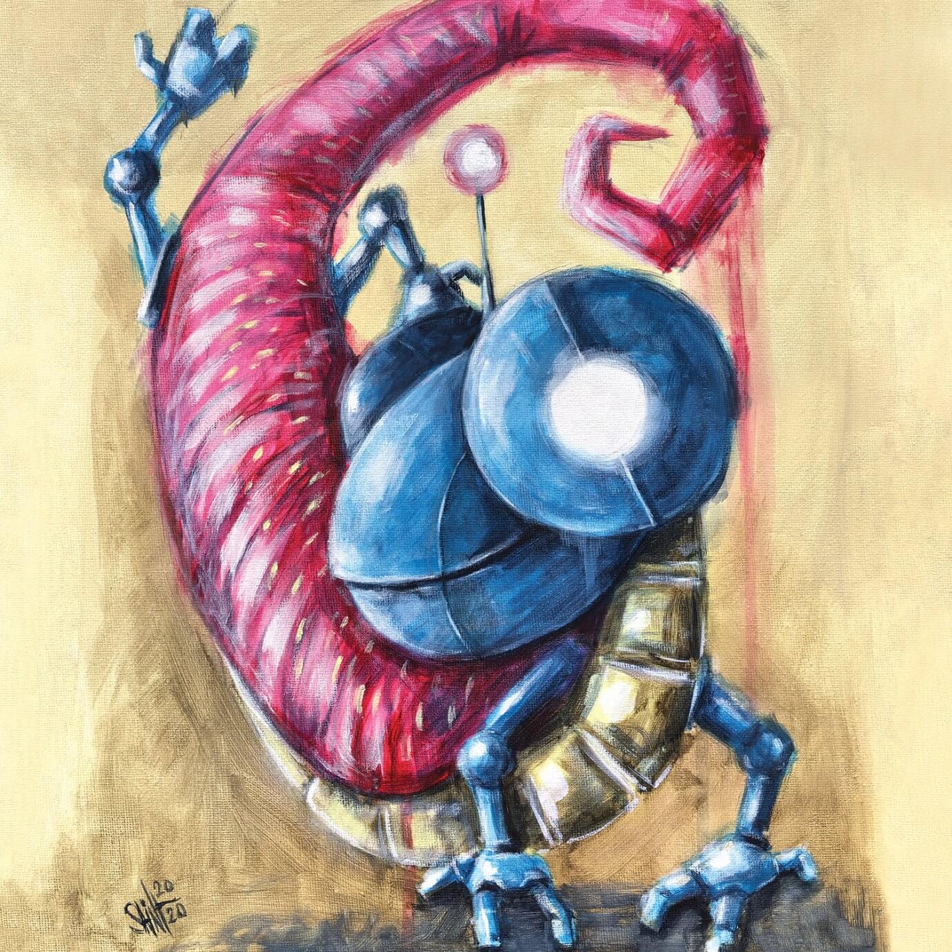 Various Takes on Lizard Art | iCanvas Blog - Heartistry