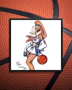 Lola Bunny with basketball