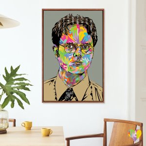Rainbow colored Dwight Schrute