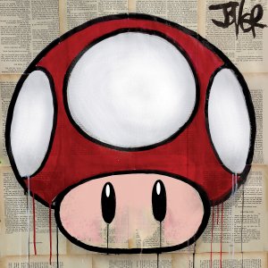 Super Mushroom from Super Mario Bros video game