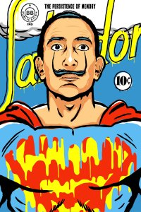 Salvador Dali as Superman