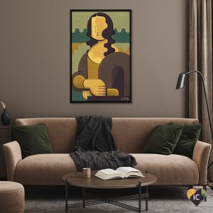 Mona Lisa with simple features