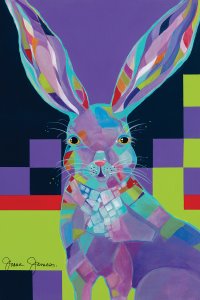 Multicolored rabbit