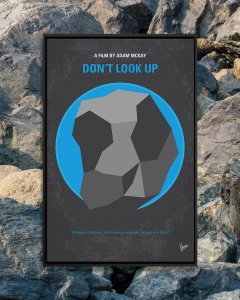 Don't Look Up poster with comet