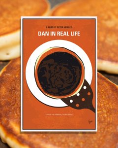 Dan In Real Life poster with pancake on plate