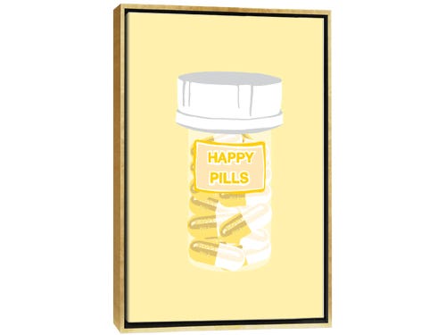 Jaymie Metz "Happy Pill Bottle Yellow"