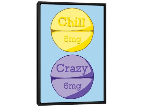 Jaymie Metz "Chill Crazy Pill Blue"