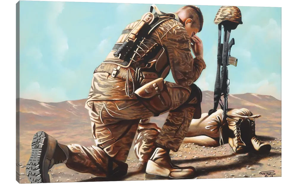 Geno Peoples' artwork - Soldier's Cross