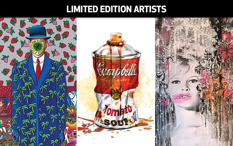 New Featured Limted Edition Artists