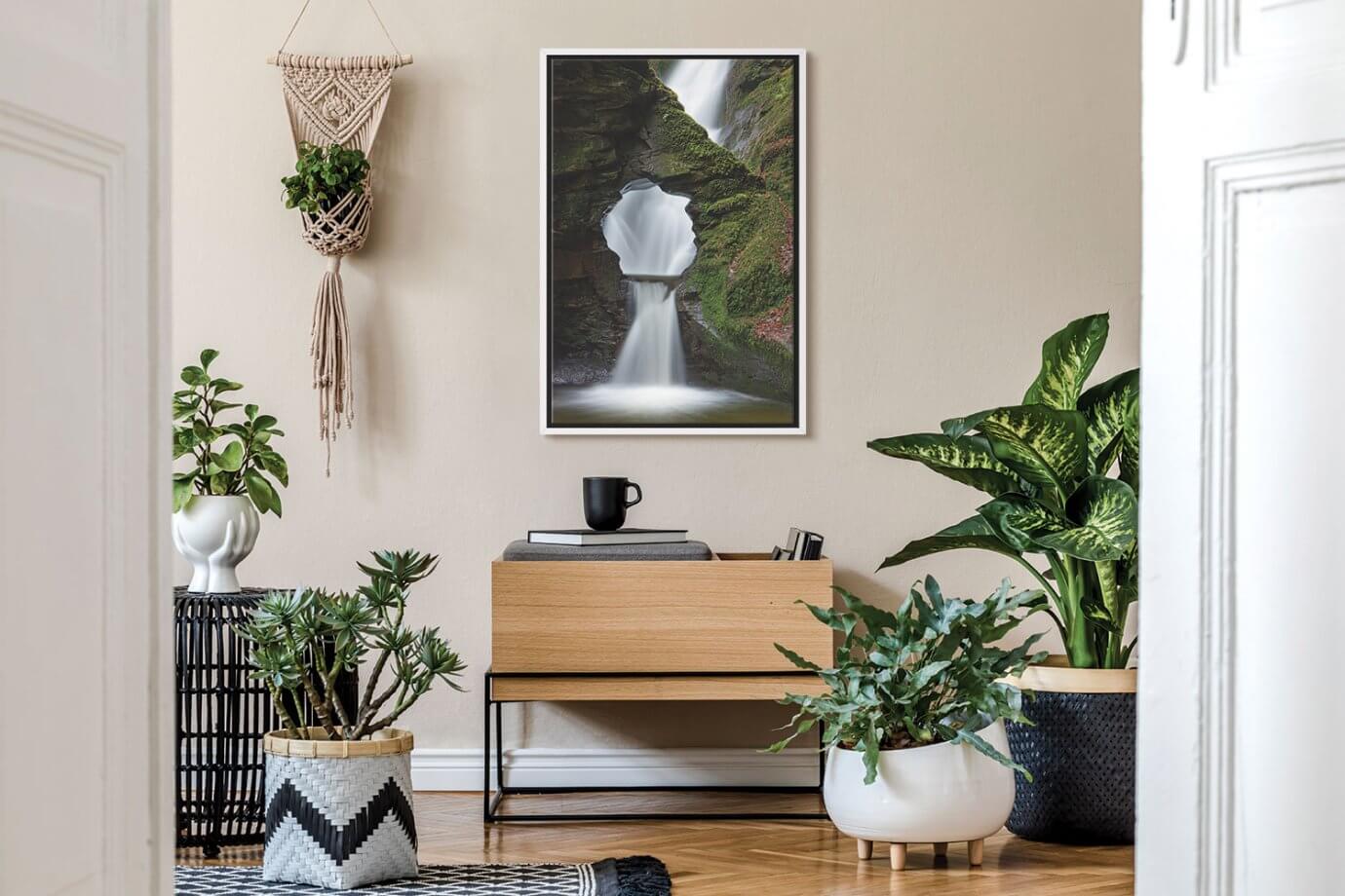 Waterfall in a living room.