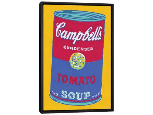 Vitali Komarov painting - Campbell's tomato soup can