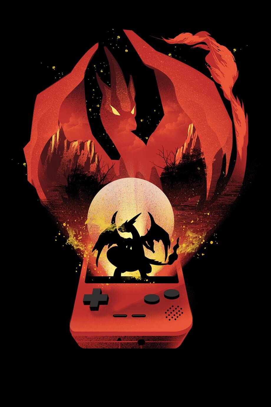 Dan Elijah Fajardo digital art - dragon video game