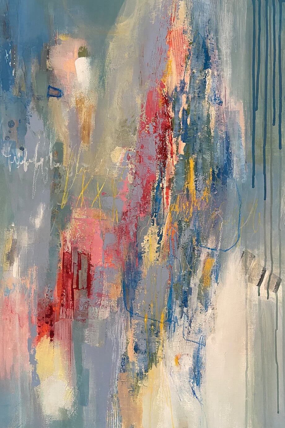 Annie Gendrea abstract art - the smell of rain