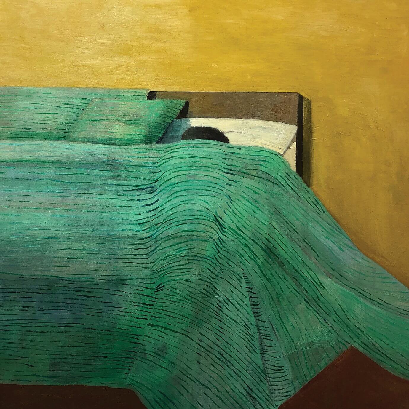susana mata painting - sleeping in bed