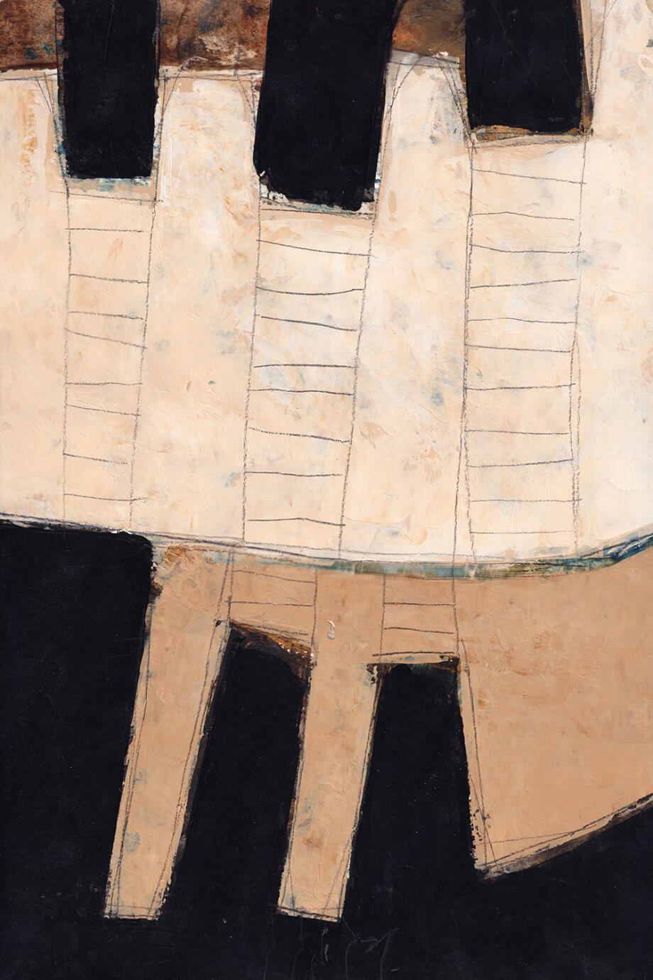 Roel Wielheesen abtract art - above and below