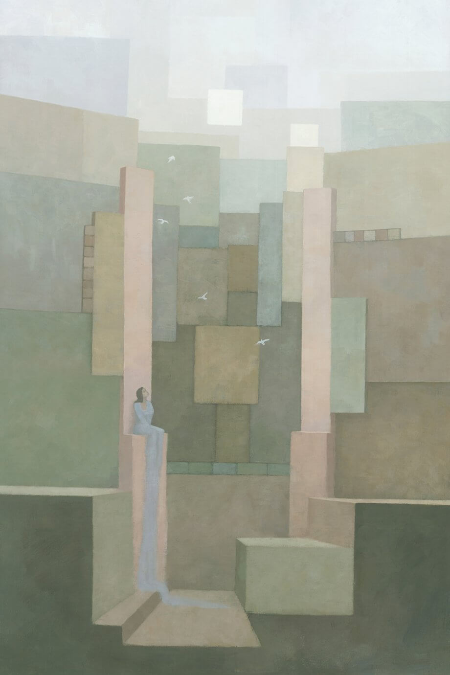 steve mitchell painting - the salt palace