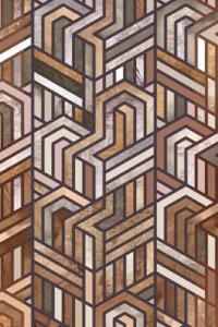 brown and white geometric pattern