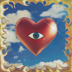 IWG10 a crying eye in the center of a white heart surrounded by a sky with clouds