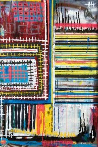 ELV60 multicolored abstract art