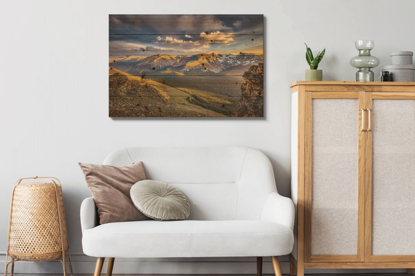 wood nature art print
