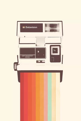vintage polaroid camera