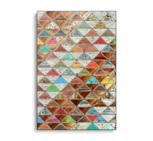 colorful geometric triangle pattern