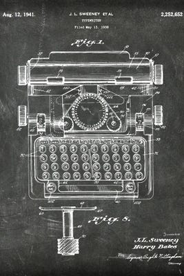 typewriter blueprint