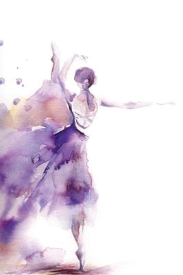 ballerina in purple