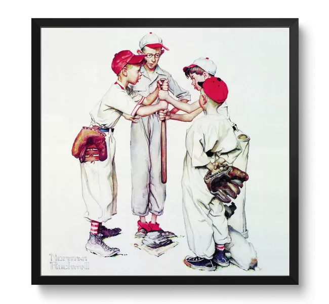Group of young boys in baseball uniforms