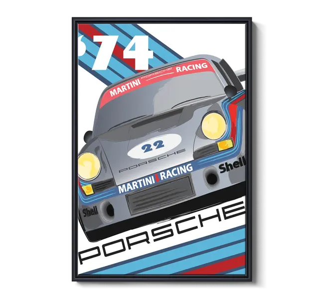 Porsche racing poster
