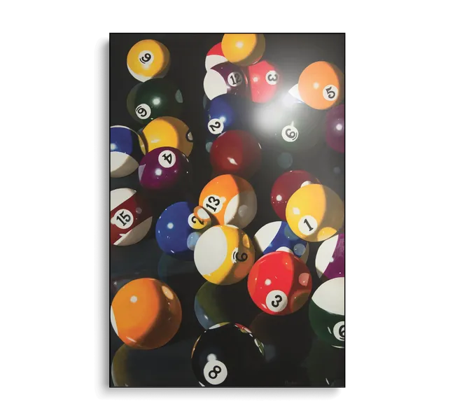 Pile of pool balls