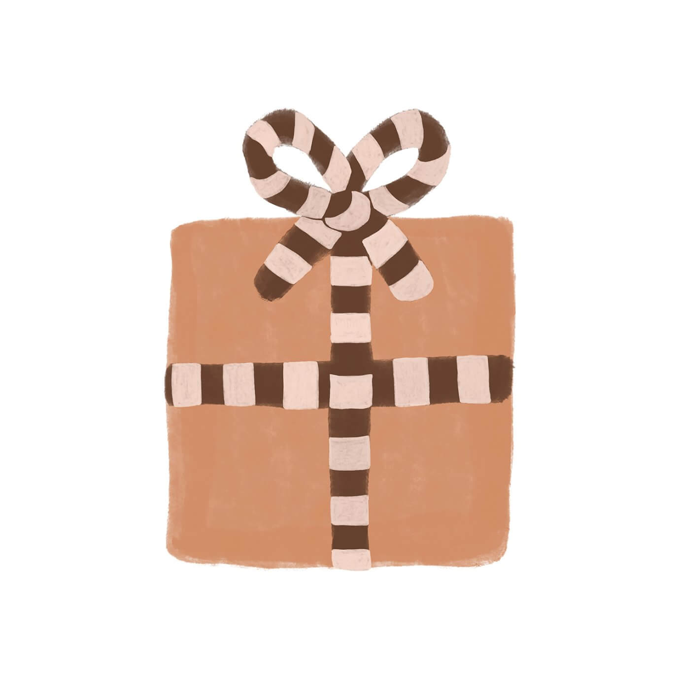 minimalist christmas gift art