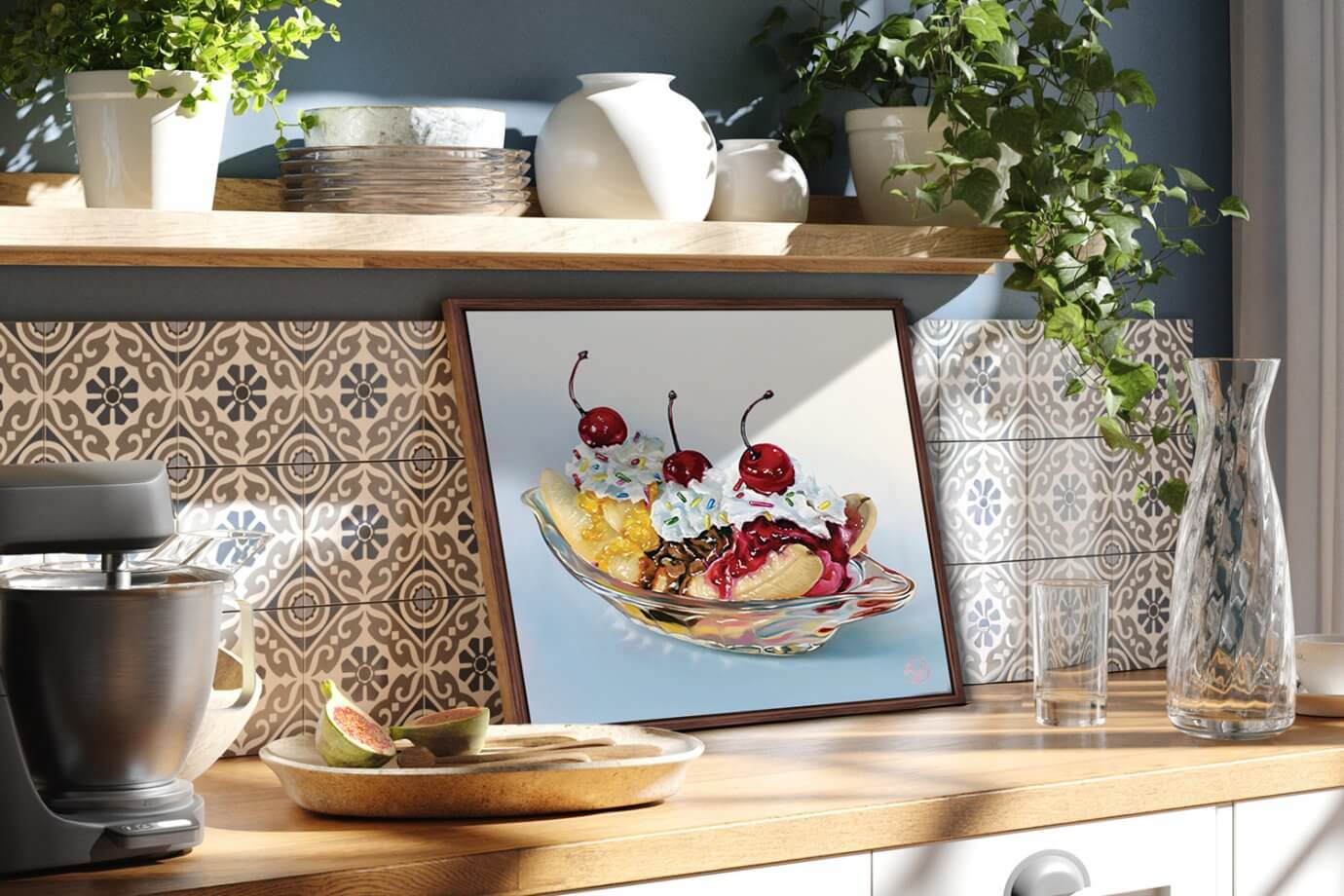 sensory perception ice cream art