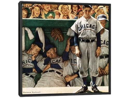 norman rockwell's the dugout