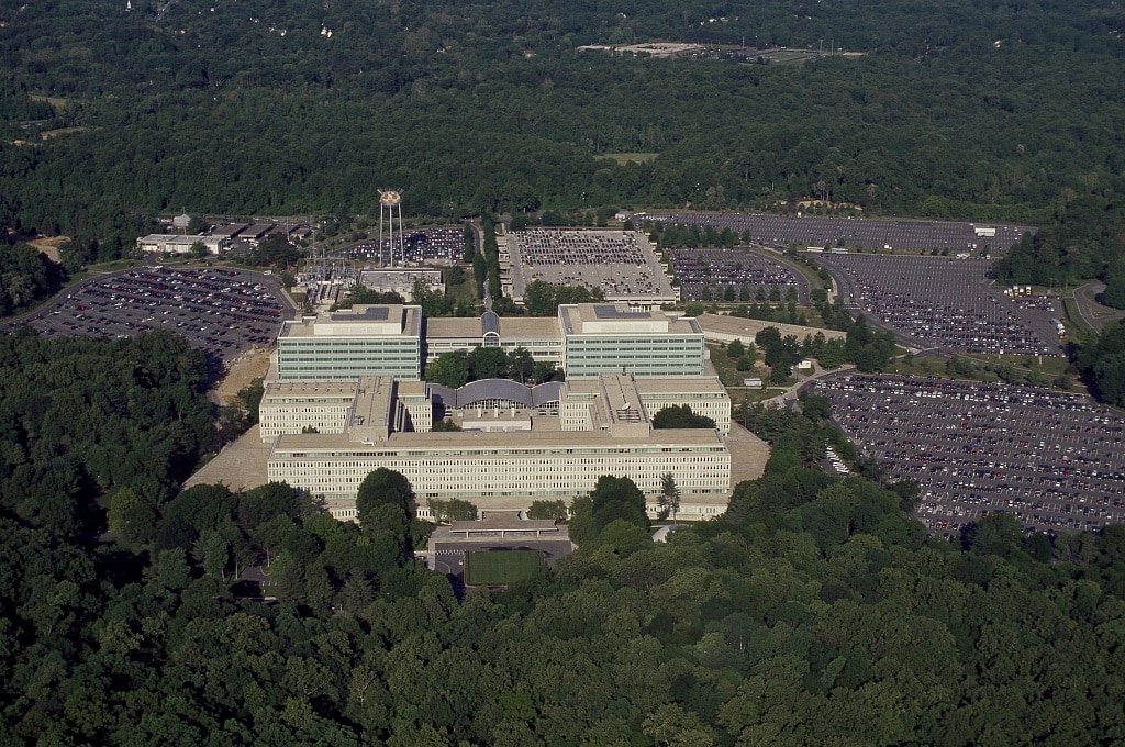 aerial view of the cia 