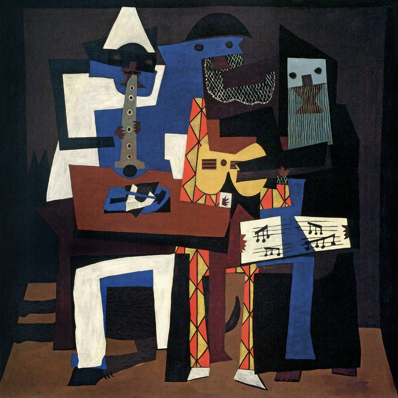 The Rivalry Between Picasso & Matisse - three musicians